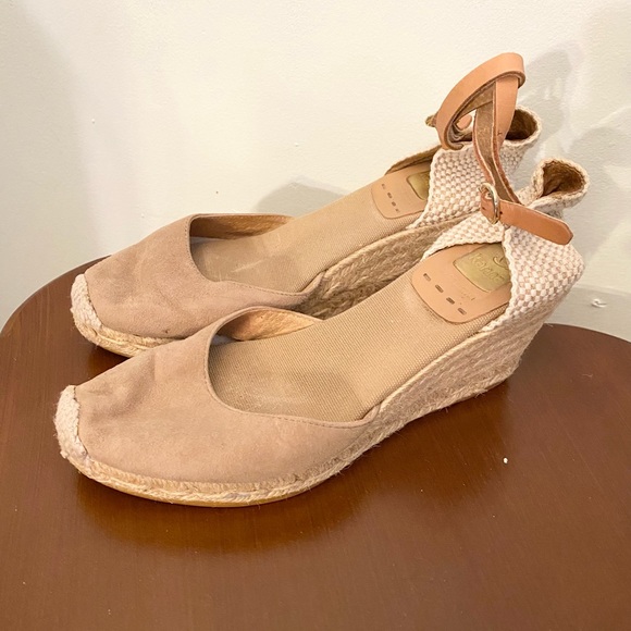 kanna Shoes Kanna Suede Strappy Espadrille Wedge Poshmark